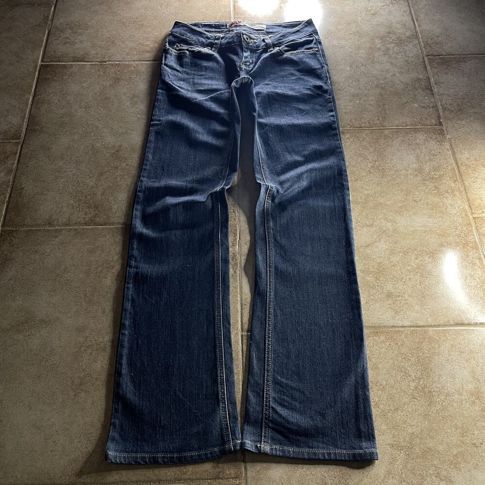 Women's Vintage Low-rise Denim Jeans Navy Blue size 26